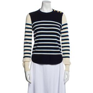 Veronica Beard Wool Striped Sweater